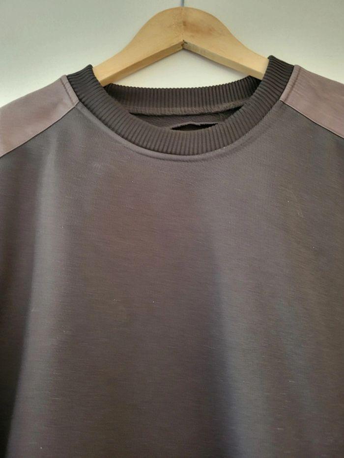 Sweat marron homme taille L - photo numéro 3