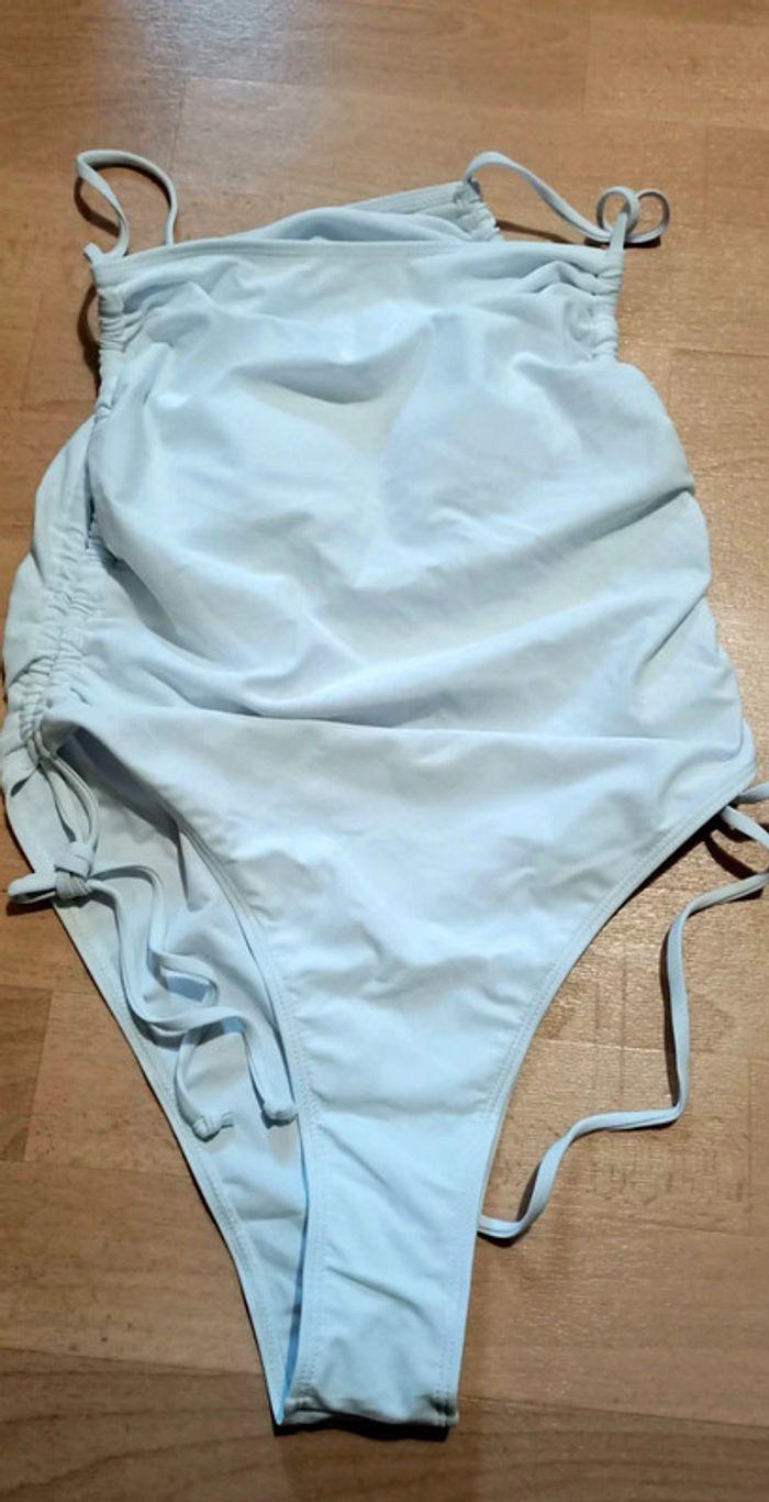 Maillot de bain 1 pièce Blanc - photo numéro 2