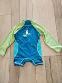 Maillot anti uv 12 mois combi