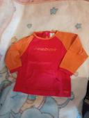 Pull manches longues léger Reebok rouge