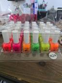 Vernis transparent cristaux fluo