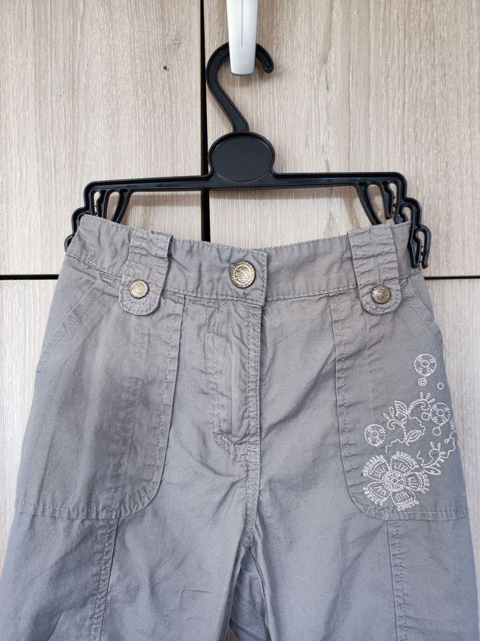 Pantalon toile cargo brodé 5 ans - photo numéro 5