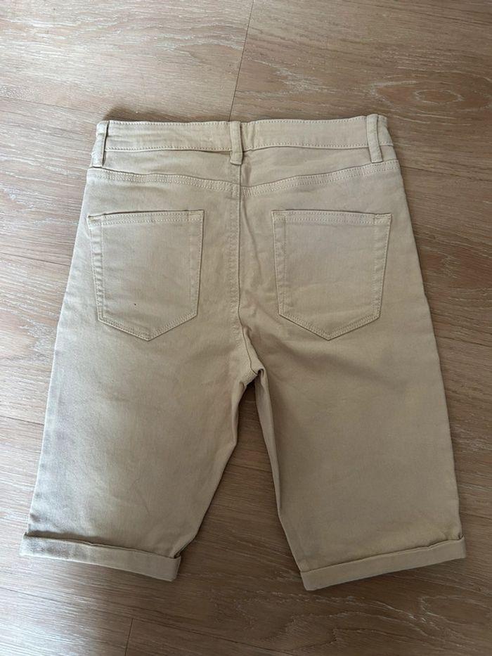 Short longueur genou beige femme - photo numéro 2