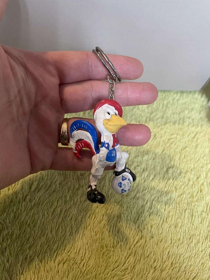 Figurine Porte-clés Vintage Foot Le Coq Starlux France - photo numéro 1