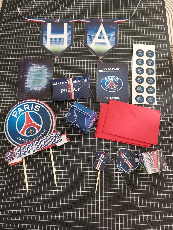 Pack Anniversaire sur le thème PSG - photo numéro 1