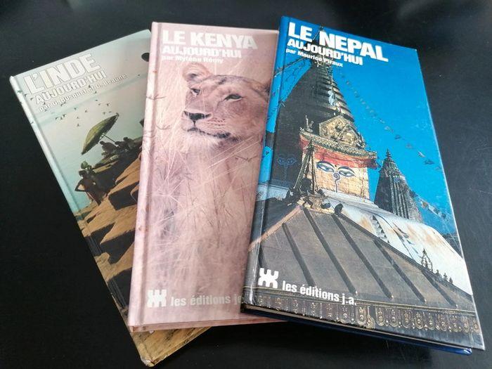 Lot de 3 livres de voyage: "Le Kenya, Le Népal, L'Inde aujourd'hui" les éditions j.a. - photo numéro 1