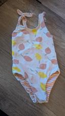 Maillot de bain citron reversible