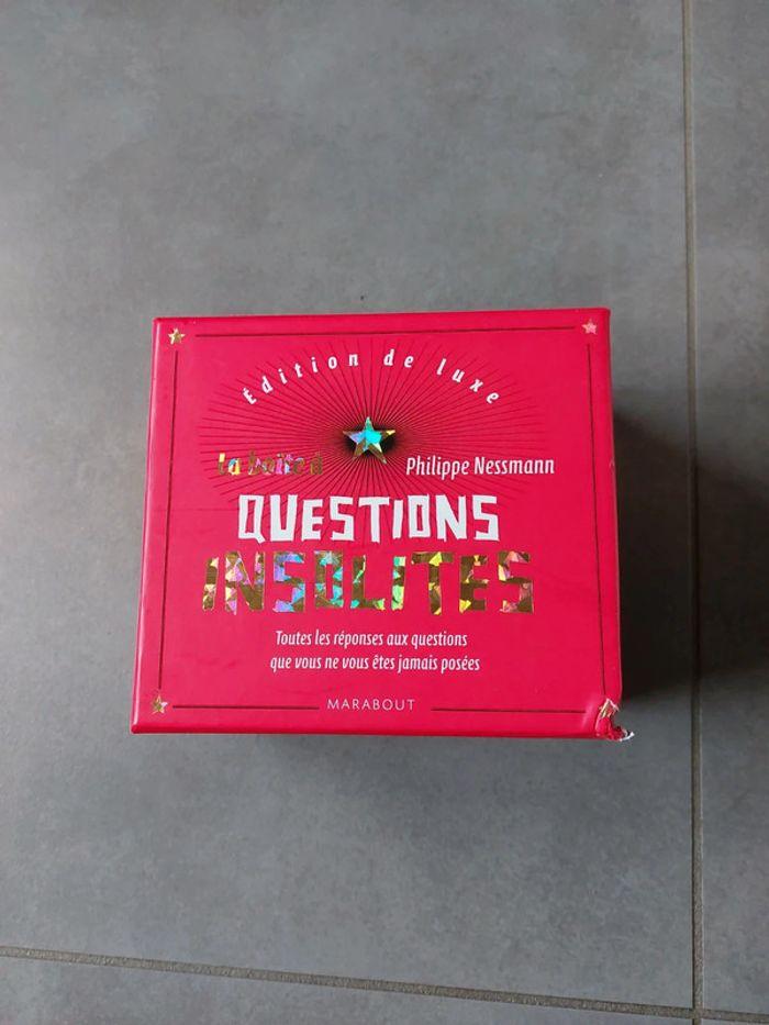 Jeu boîte à questions insolites - photo numéro 1