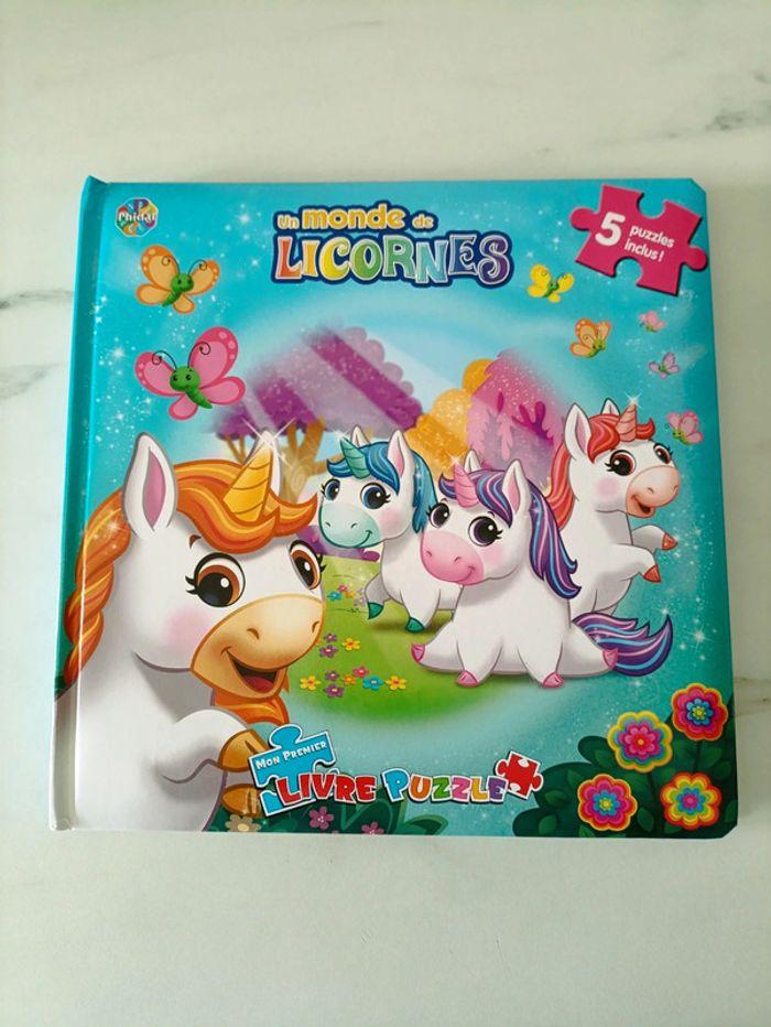 Livre puzzles licorne - photo numéro 1