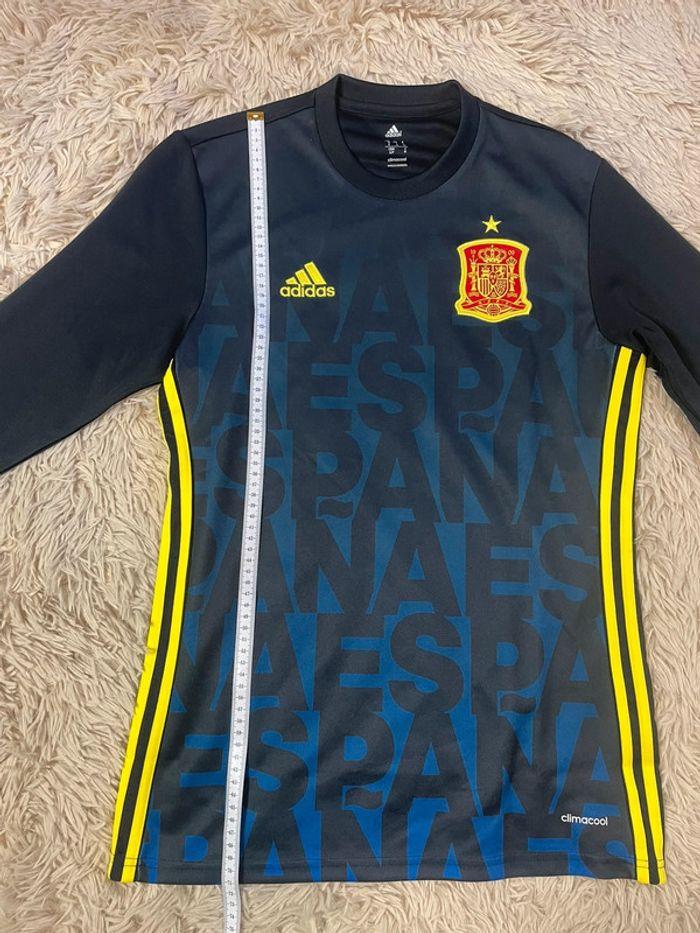 Maillot adidas espagne manches longues taille S pre-match entrainement échauffement 2015 - photo numéro 9