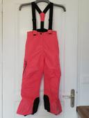 Pantalon ski rose 6/8 ans neuf