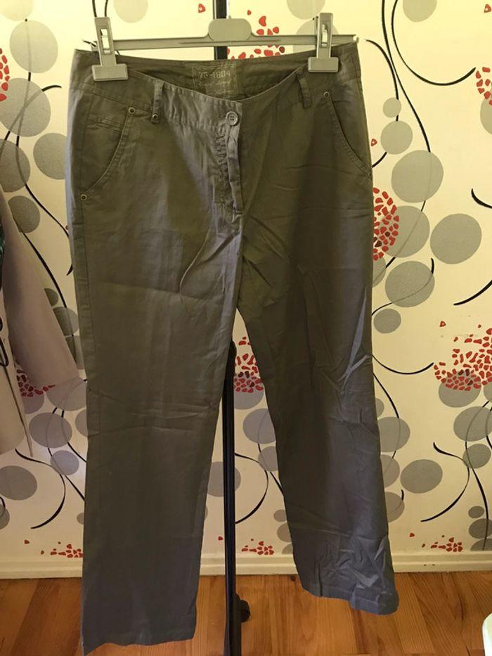 Pantalon chino gris - photo numéro 1