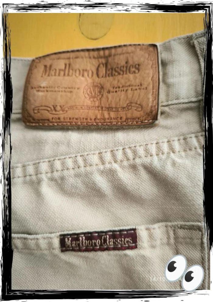 Pantalon beige vintage Marlboro classics  taille 46 (36 us) - photo numéro 5