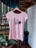 T-shirt rose milk lait vache Oreo cité kawaii 38