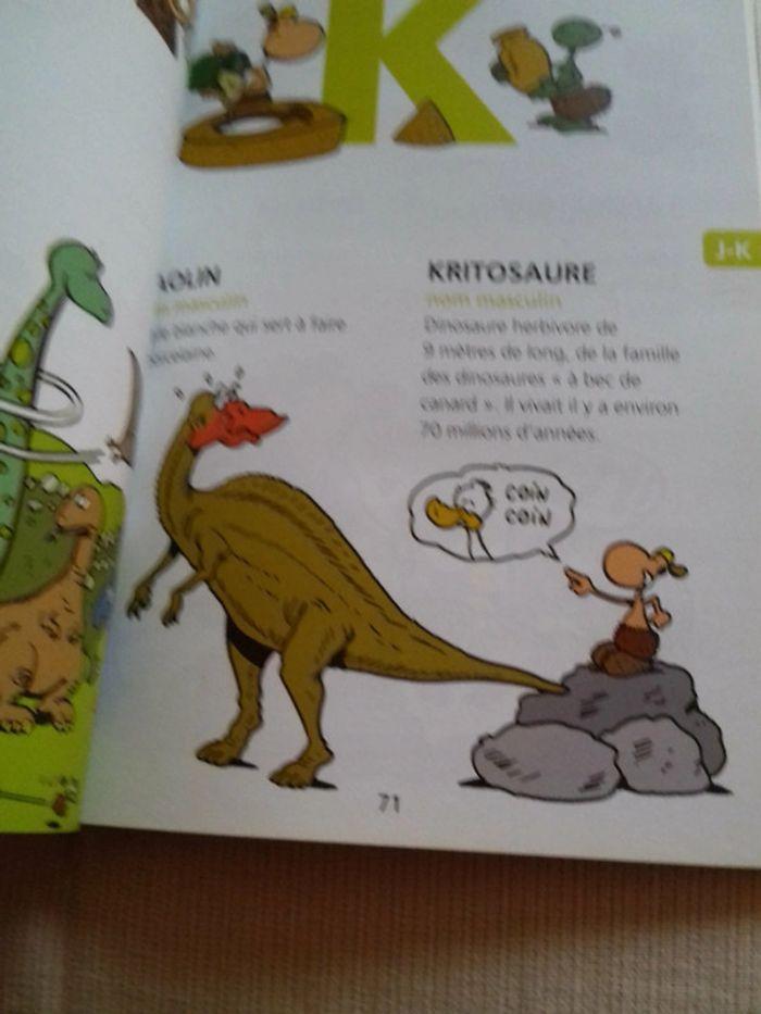 Mon petit dictionnaire des dinosaures a la préhistoire - photo numéro 4