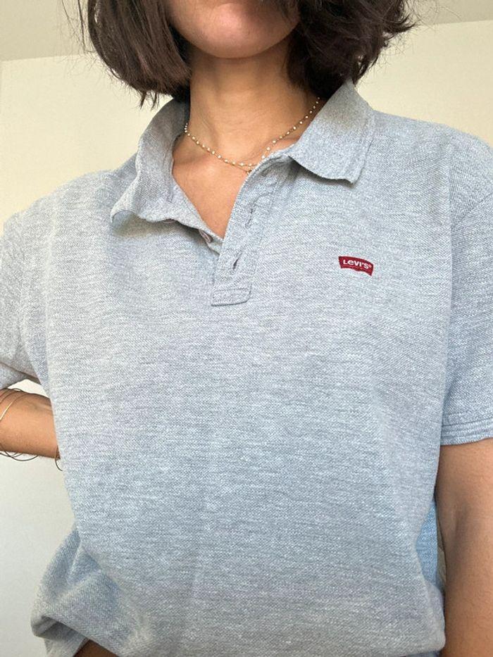 Polo gris levi’s taille L - photo numéro 3