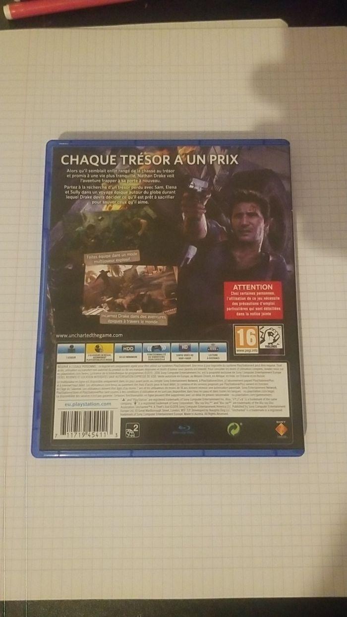 Jeux Ps4 Uncharted 4 - photo numéro 2