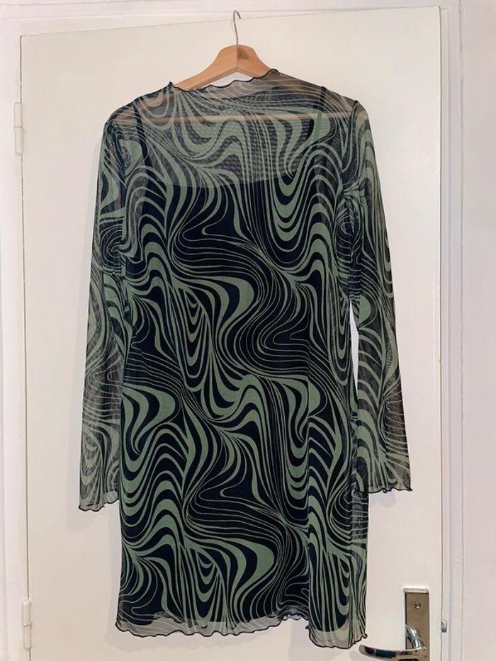 Robe motif retro vert Primark - photo numéro 2