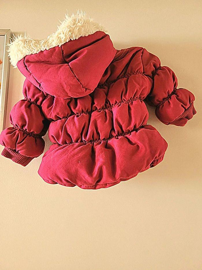 Manteau hiver bebe fille 3 mois rouge - photo numéro 5