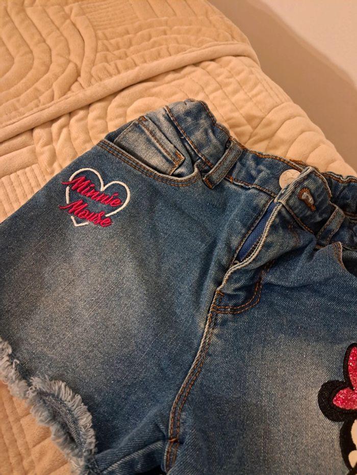 Short jeans minnie 6/7ans - photo numéro 3