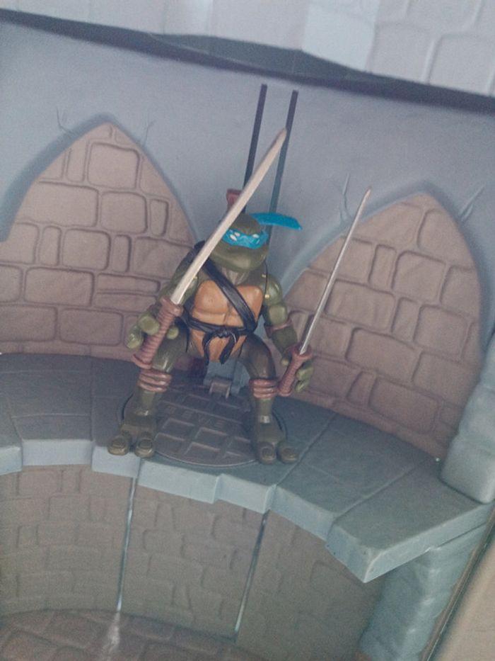 Playset tortue ninja mutant teenage turtle tmnt 2003 mirage toy lair quartier général figurine - photo numéro 8