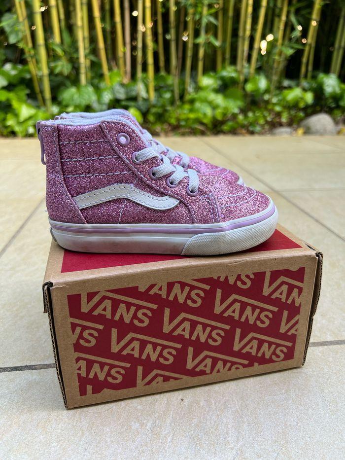 Vans Glitter Lilac taille 22 - photo numéro 5