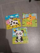 Lot de 3 puzzles