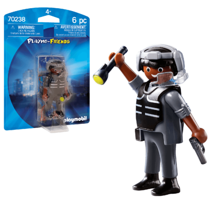 Lot de 10 figurines Playmobil 70238 Police d'élite neuf - photo numéro 2