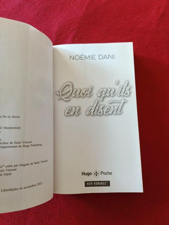 Quoi qu'ils en disent " Noémie Dani " Hugo Poche " New Romance - photo numéro 7