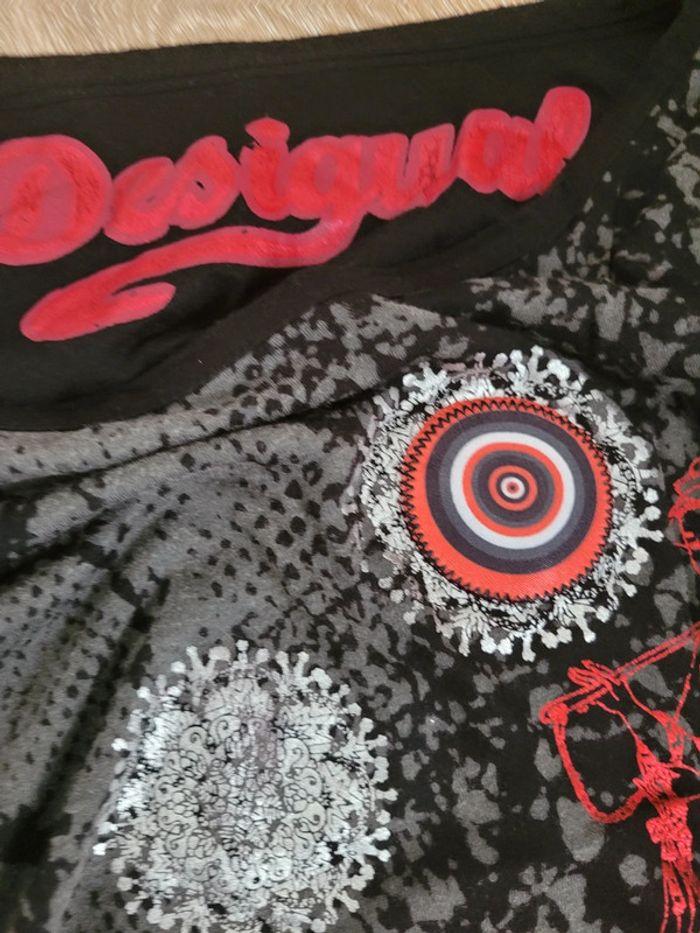 Tee shirt manches longues desigual - photo numéro 3