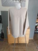 Sweat oversize beige Stradivarius Amour