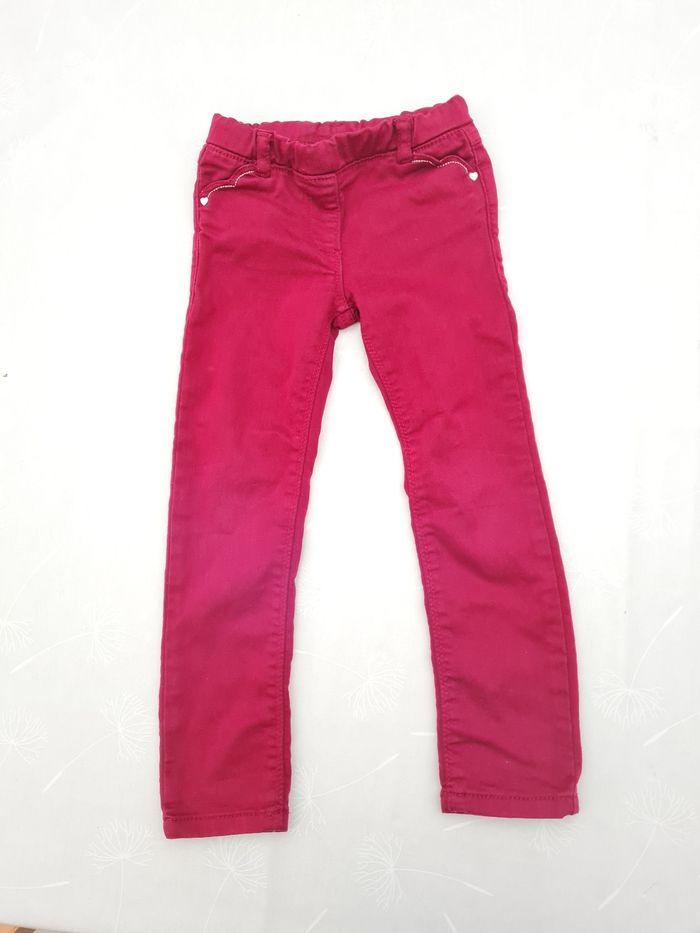 Pantalon bordeaux 3 ans - photo numéro 1