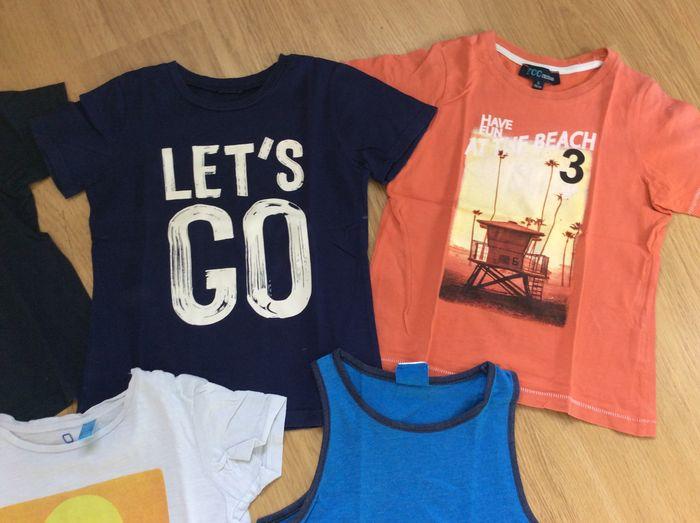 Lot de 5 t-shirts manches courtes 6 ans - photo numéro 2