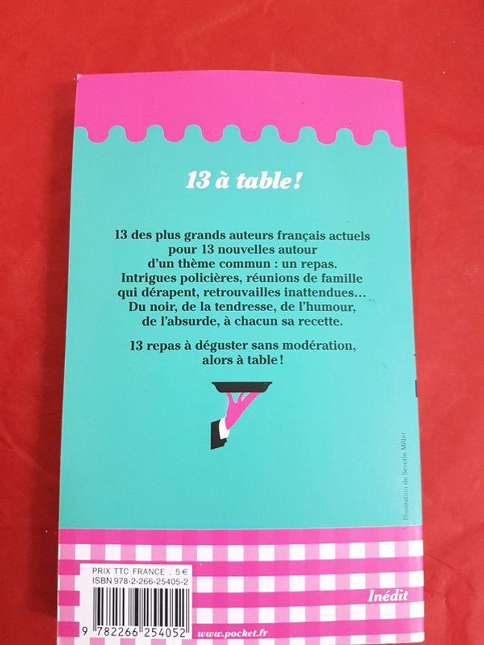 Livre de plusieurs auteur 13 à tables! - photo numéro 2