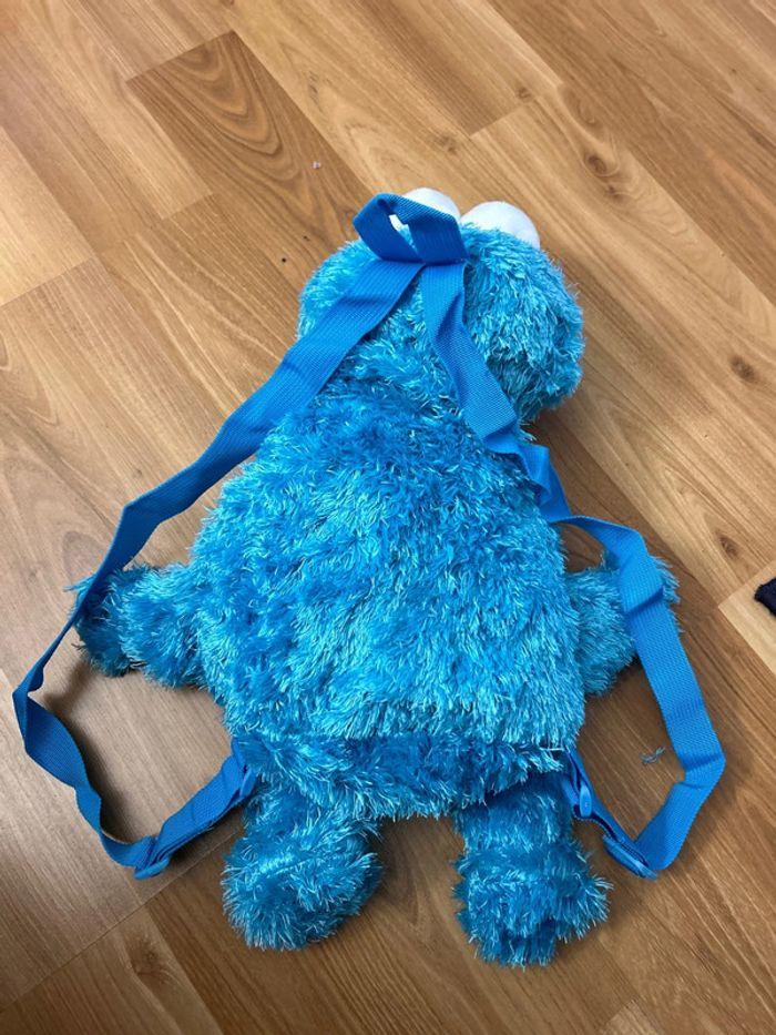 Sac à dos enfant elmo cookie bleu neuf - photo numéro 3