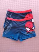 Lot caleçon de bain spiderman jumeaux