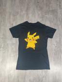 T-shirt Pikachu Licence Pokémon Vintage Noir Taille S Homme