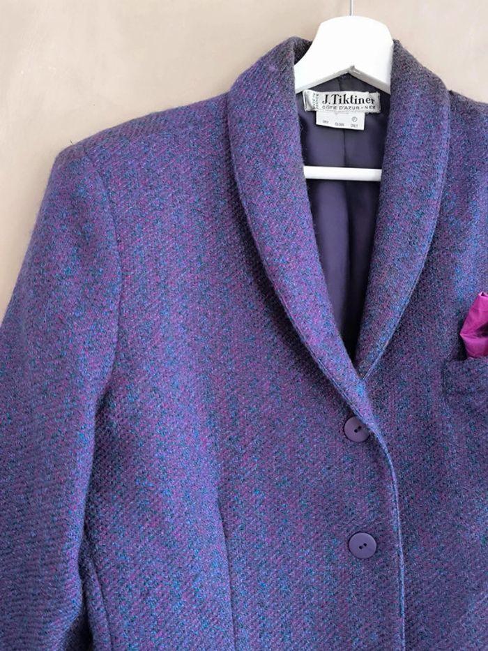 💜 Veste blazer chaude laine vintage 38 💜 - photo numéro 10