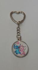 Porte cles stitch et angel coeur neuf