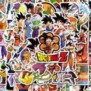 Lot 50 Stickers autocollants Dragon Ball Z