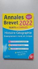 Annales brevet 2022 Histoire Géographie EMC