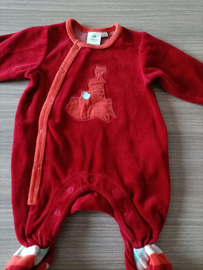 Pyjama naissance hiver bourriquet rouge Disney baby - photo numéro 3