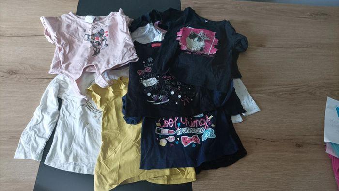 Lot de 10 t-shirts fille 3 ans - photo numéro 1