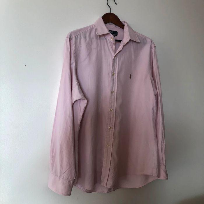 Chemise Ralph Lauren Rose - Custom Fit - Taille XL - photo numéro 1