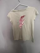 T-shirt sequins motif éclair taille 12 ans Kiabi