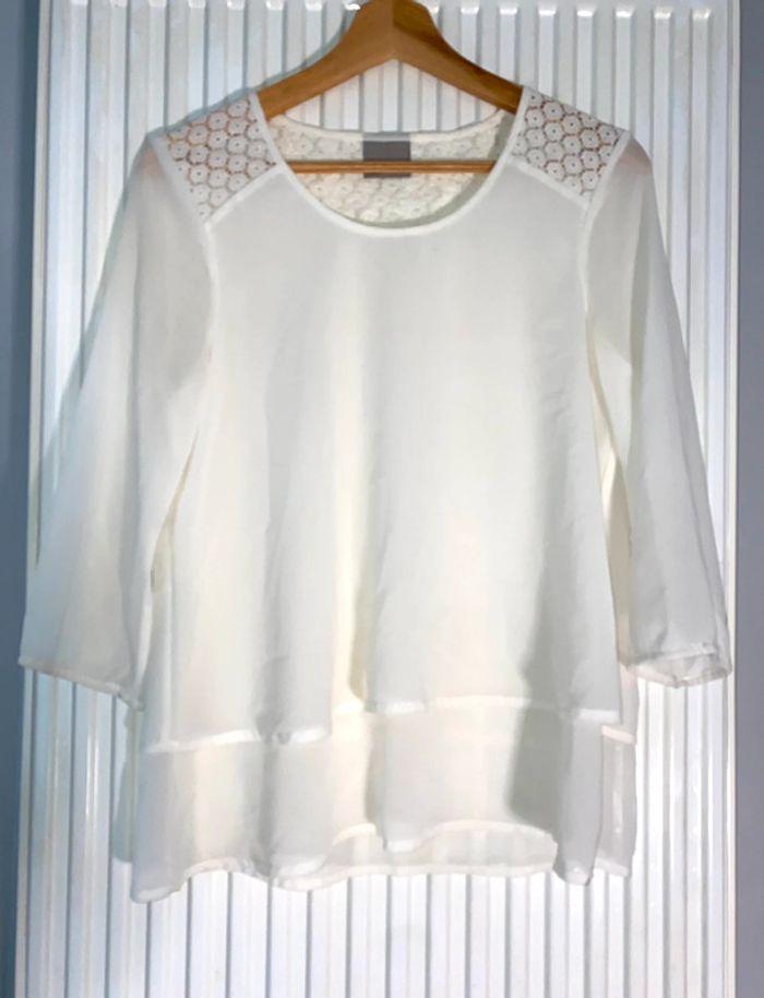 Blouse blanche Vero Moda - taille XS - photo numéro 1