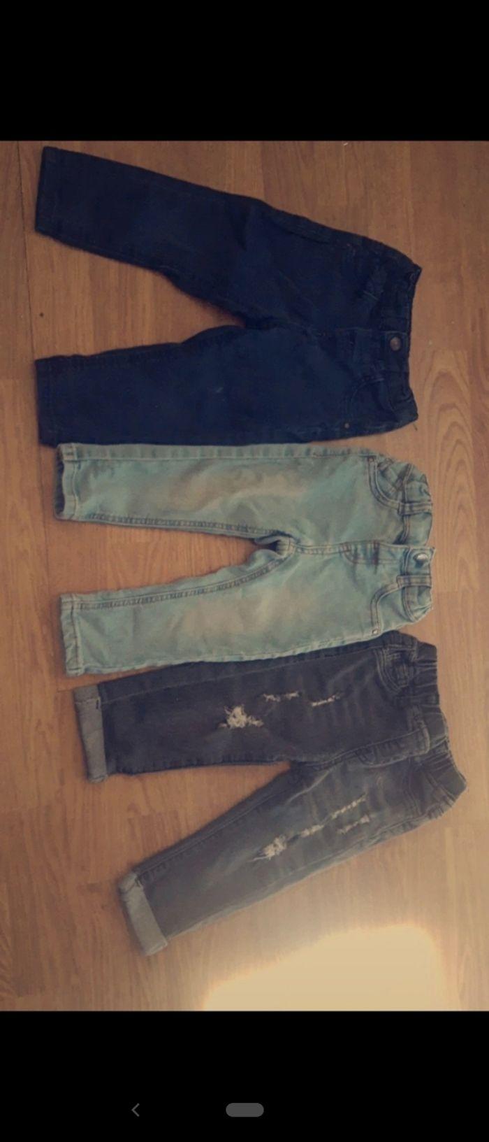 Lot de 3 jeans bébé garçon 12-18 mois