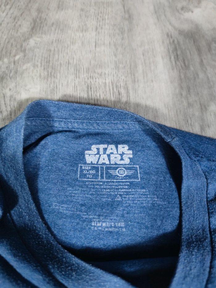 T-shirt Licence Star Wars Lucas Film Vintage Bleu Taille XL Homme - photo numéro 3