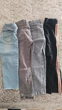 Lot de 4 pantalons