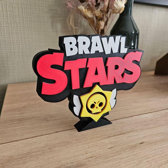 Figurine logo Brawl Stars 17x13cm FanArt - photo numéro 3